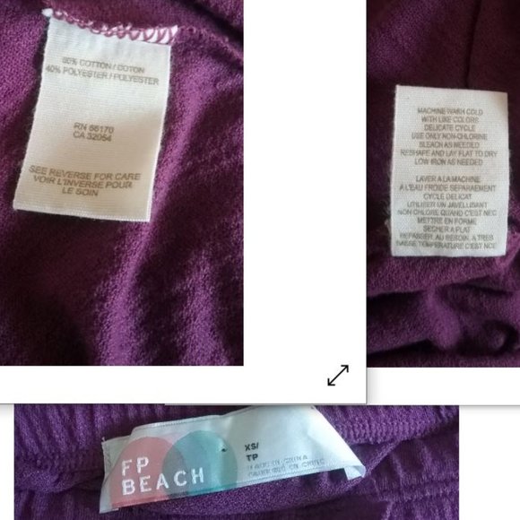 Free People Beach Faux Wrap Ruffle Flounce Maxi Skirt/Dress - Picture 16 of 16